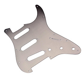 Aluminum Alloy Anodized SSS Pickguard for ST Electric Guitar Grey