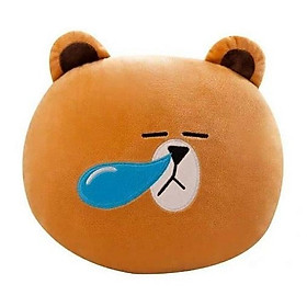 Mua Bộ Chăn Gối Văn Phòng Biểu Cảm Totoro Tròn  Chu Môi  Cười Mỉm  Nhe Răng Màu Xám  Hồng. Gấu Bông Đẹp Cho Bé