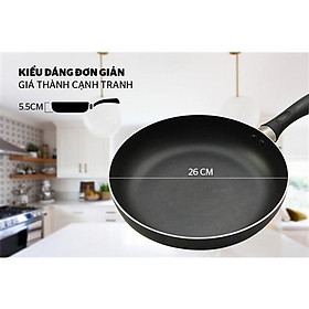 Chảo trơn chống dính sunhouse ct phi 20 - 30