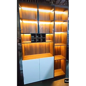 Mua Tủ trưng bày tủ rượu đèn led khung nhôm cánh kính TR026