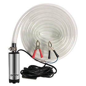 DC 12V Electric Submersible Pump Stainless Steel Submersible Pump for Water Diesel Oil Voltage:12V