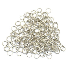 200pcs/Lot Steel Metal Key Split Ring Keyrings Key Chain Findings