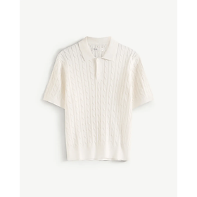 Áo polo dệt kim nam vặn thừng Form Fitted - ROUTINE 10S26KNI016