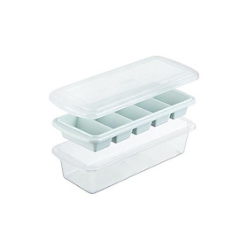 Mua Khay Làm Đá Tủ Lạnh - Khay Làm Đá 5 Thanh Có Nắp Siêu Tốc Tủ Lạnh INOCHI Cao Cấp Nhựa Kháng Khuẩn