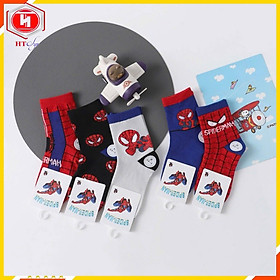 Set 5 Đôi Tất vớ trẻ em cotton mềm mịn thoáng mái cho bé trai bé gái - Tất cao cổ cho bé phong cách Hàn Quốc
