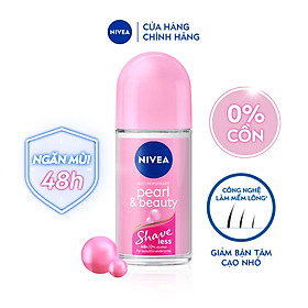 Hình ảnh Lăn Ngăn Mùi Nivea Shaveless Ngọc Trai Đẹp Quyến Rũ 50ml - 98500