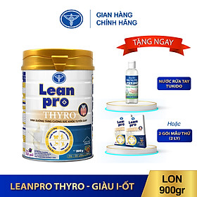 01 lon sữa Leanpro Thyro 900g - Dinh dưỡng cho người bệnh tuyến giáp