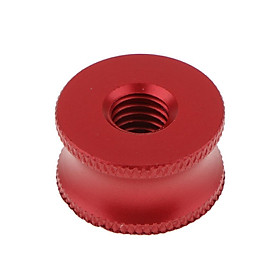 1/4 to 3/8inch Male Screw to Female Adapter   Converter for Tripod Red