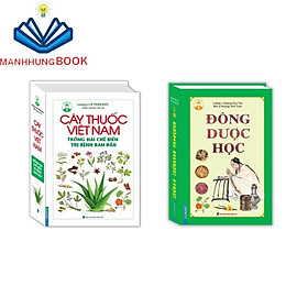 Sách - Combo 2c - Cây thuốc Việt Nam trồng hái chế biến trị bệnh ban đầu + Đông dược học (bìa cứng)