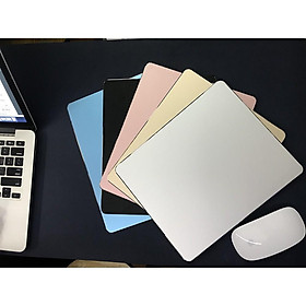 Mua Bàn Di Chuột Nhôm Cao Cấp 2 mặt ( Nhôm + Da ) - 5 Màu