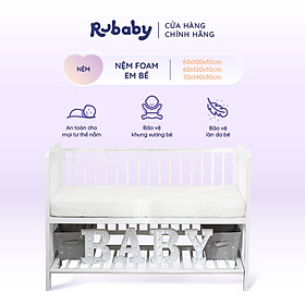 Nệm Foam Rubaby Dành Riêng Em Bé, Mềm Mại, Thoáng Khí, Bảo Vệ Bé Mọi Tư Thế Nằm