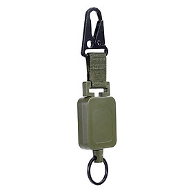 Retractable Badge Holder with 23in Steel Cord Cards Holder Retractor Tool Lanyard Retainer Keeper Fly Fishing Zinger