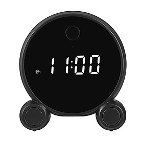 Smart Clock Camera Multi-function WiFi Clock Camera with 1080P Resolution Two-way Audio Motion Detection IR Night Vision