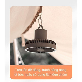 Mua Quạt tích điện mini đa năng kết hợp đèn led và sạc dự phòng 4000 - 10.000mah