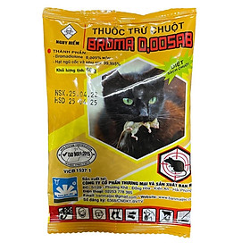 Combo 5 Gói Thuốc Diệt Chuột BROMA 0.005AB 50G Chuột Chết Ngoài Sáng Hiệu Qủa - Kinh Tế