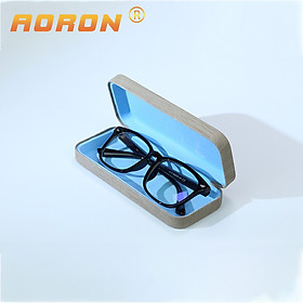 Kính Chống Ánh Sáng Xanh Aoron, Kính Giả Cận Nam Nữ Mắt Vuông Chống Tia Bức Xạ Bảo Vệ Mắt Nhiều Màu Cá Tính - AK075 - Đen