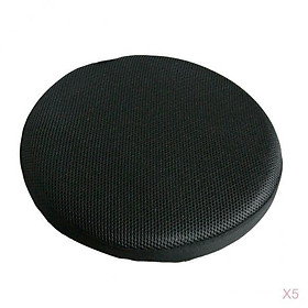 5pcs Bar Stool s Round  Seat   Black 40cm