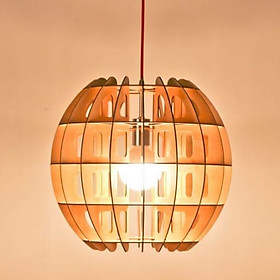 Mua Đèn gỗ thả trần CAO CẤP hiện đại sang trọng chất liệu gỗ trang trí cho phòng khách nhà căn hộ decor nhà quán cafe