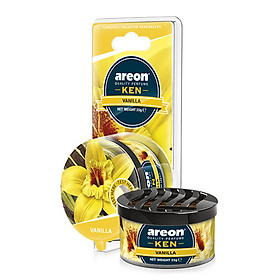Sáp thơm ô tô hương vani – Areon Ken Vanilla (NHẬP KHẨU BULGARIA)