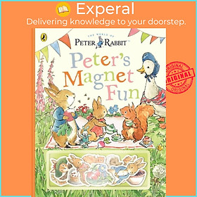 Sách - Peter Rabbit: Peter's Magnet Fun by Beatrix Potter (UK edition, boardbook)