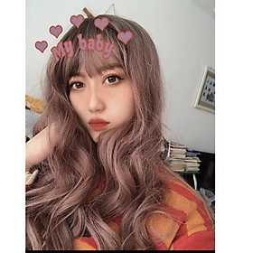 tóc giả nữ️ 50k️ tóc giả xoăn sóng cao cấp+ tặng lưới chùm tóc