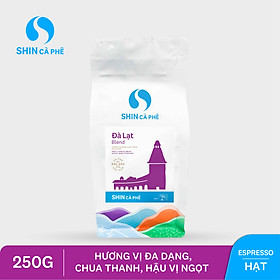 SHIN Cà Phê - Đà Lạt Blend 250g Hạt - Cà Phê Đặc Sản Pha Máy