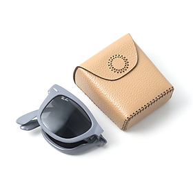 Bao da SEN dành cho kính Rayban Folding Wayfarer, hiệu Khacten.com - Hàng chính hãng