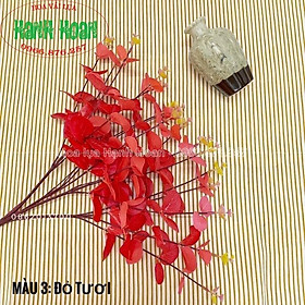 Mua Cụm lá táo 16 nhánh hàng loại 1 đủ màu - Hoa giả