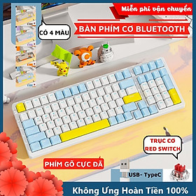 Mua Bàn Phím Cơ Bluetooth Không Dây K96BT Cao Cấp Có HOTSWAP Lót Foam Tiêu Âm  Trục Red Switch-Hàng Chính Hãng