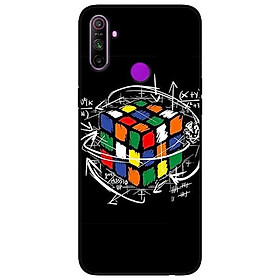 Ốp lưng dành cho Realme C3 mẫu Rubik Toán Học