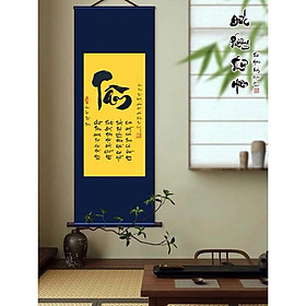 Mua Tranh thư pháp chữ TÂM  tranh nghệ thuật chữ Việt viết tay điêu luyện