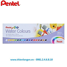 Hộp 18 màu nước pentel wfrs-18