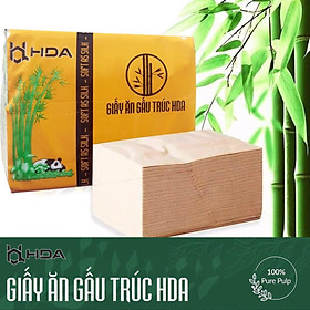 THÙNG 30 GÓI GIẤY ĂN GẤU TRÚC HDA CAO CẤP AN TOÀN CHO SỨC KHỎE