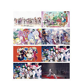Poster 8 tấm A4 Re:Zero Bắt Đầu Lại Ở Thế Giới Khác anime tranh treo album ảnh in hình đẹp (MẪU GIAO NGẪU NHIÊN)