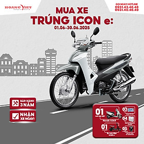 Xe Máy Honda Wave Alpha 2025 - Phiên Bản Cổ Điển - Xám Trắng