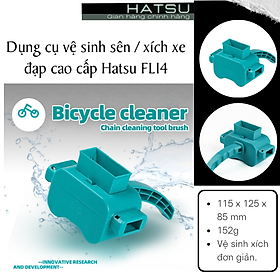Dụng cụ vệ sinh sên / xích xe đạp cao cấp Hatsu FL14- Kiêm Dụng Cụ Tra Nhớt Sên/Xích - dòng cao cấp - hàng chính hãng