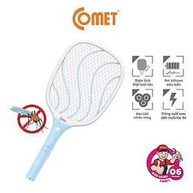 Mua Vợt Muỗi COMET CP046 Pin Lithium 500mAH Sạc 3h Sử Dụng 15 Ngày Sạc tới 1000 Lần  Lưới Vợt Hợp Kim Alum An Toàn  Bền Bỉ