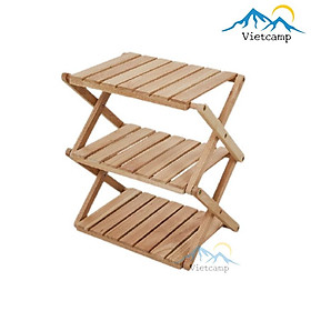 Mua Kệ gỗ đa năng 3 tầng gỗ thông (kèm túi) - Có thể xếp gọn  Kích thước 60*31*63
