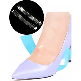 Combo 4 cặp quai giày cao gót silicon trong suốt giúp giữ giày ôm chân không bị tuột giày PK39