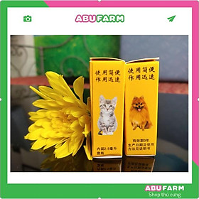 Nhỏ gáy trị ve rận chó mèo China - 2.5ml