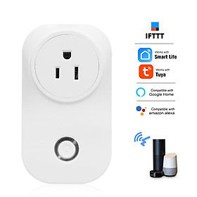 Smart Power Plug Smart Home Socket Voice Control Compatible with Amazon Echo & for Google Home IFTTT Tmall Elf Timing