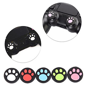 2 chiếc Cat Paw Cao su silicone Tay cầm chơi game Joystick Thumb Stick Grip Cap cho Xbox One/360 PS3 PS4