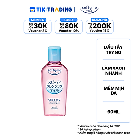 Dầu tẩy trang làm sạch nhanh SOFTYMO (60 ml/chai)