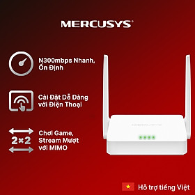 Bộ Phát Wifi Mercusys MW301R Chuẩn N 300Mbps - Hàng Chính Hãng