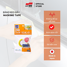 Băng Dính Che Phủ Khổ Rộng Wide Masking Tape B-121 SOFT99 Japan