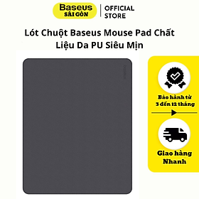 Mua Lót Chuột Baseus Mouse Pad Chất Liệu Da PU Siêu Mịn- Hàng chính hãng