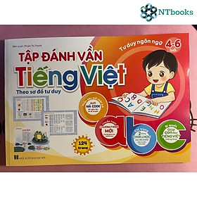 Tập đánh vần Tiếng Việt - Tư duy ngôn ngữ 4-6 tuổi - Theo sơ đồ tư duy - Phiên bản mới nhất 4.0 - Quét mã QR code - Theo chuẩn chương trình mới - Chỉ trong 2 tháng chơi & học - Bí quyết giúp con đọc Tiếng việt thông thạo - NTbo