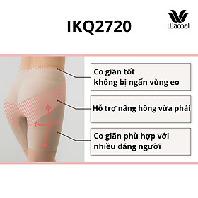 Quần gen Wacoal Wing IKQ2720 gen vừa, ống quần giữa đùi, định hình eo và đùi và nâng mông - KQ2720