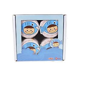 Hộp 4 lọ ruốc cá hồi Meiwa vị ít muối cho bé và gia đình
