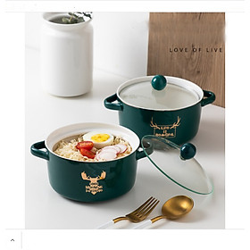 Mua Bát đựng mỳ có quai màu xanh